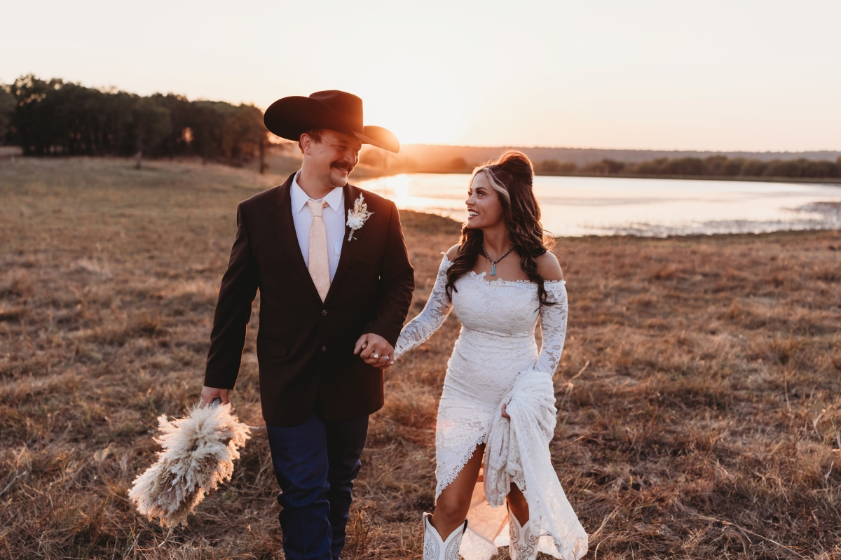 Professional Oklahoma photographer at work during a portrait session.